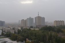 Ein grauer Oktobermorgen in Kashgar