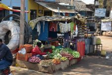 Gemüsehändler in Bamitha