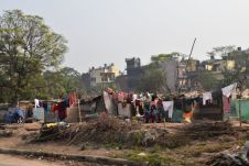 Selbst in einer Retortenstadt wie Chandigarh ist Platz für einen Slum