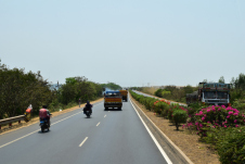 Auf der Autobahn unterwegs nach Chennai