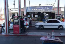 Iranische Tankstelle