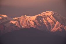 Abendglühen am Lamjung Himal