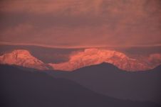 Strahlendes Annapurna-Massiv