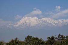 Ein letzter Blick auf Annapurna