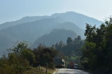 Unterwegs auf dem Prithvi Highway am Trisuli