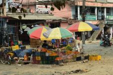 Früchteverkaufsstand am Strassenrand