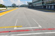Start Grid der Formel 1 Strecke