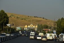 Das übliche Minibuschaos Ausgangs Dushanbe