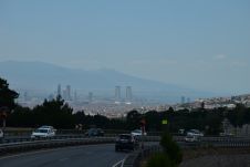 Blick auf Izmir vom Pass aus