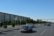 Wohnhäuser in Turkmenabat