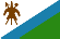 Lesotho Flagge
