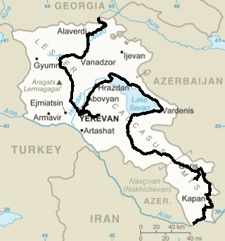 Armenien Karte