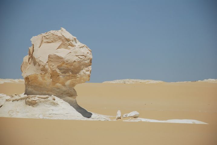 Skulptur in der Weissen W&uuml;ste