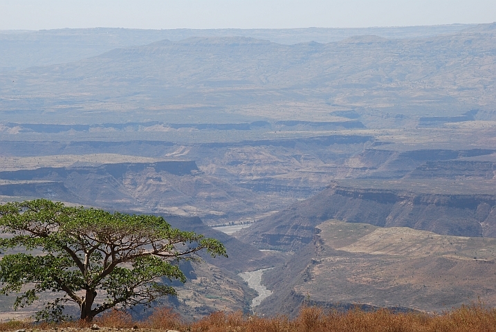 Der Canyon des Blauen Nils bei Goha Tsyon