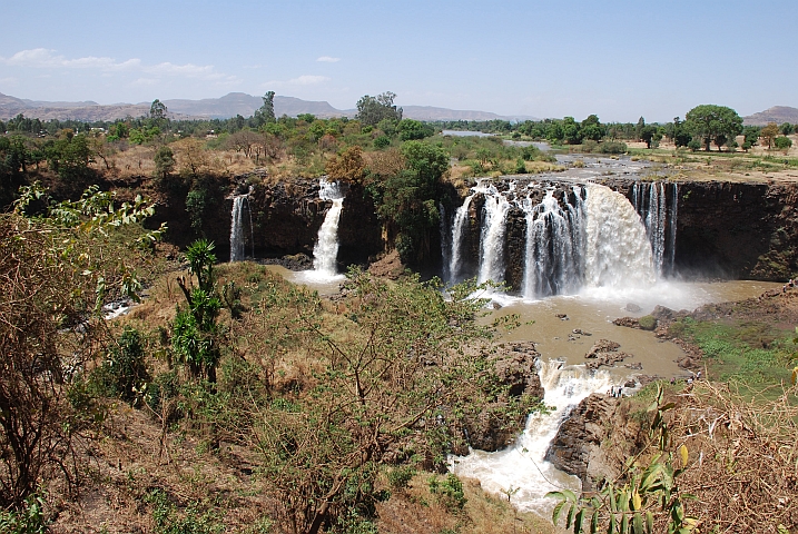 Der von den Einheimischen &ldquo;Tis Abay&ldquo; genannte Wasserfall des Blauen Nil in der N&auml;he von Bahir Dar