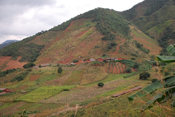 Landwirtschaft im n&ouml;rdlichen Hinterland von Malawi bei Livingstonia