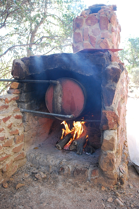 Unser Boiler wird eingeheizt