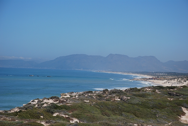 Blick &uuml;ber die False Bay von Strandfontein aus