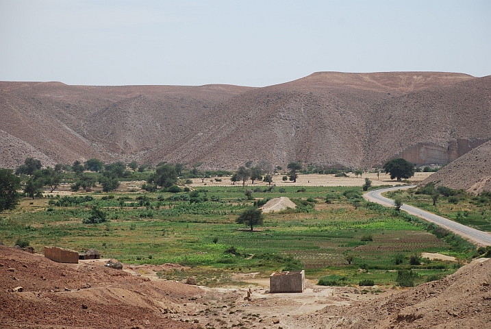 Oase am Giraul-Fluss kurz vor Namibe
