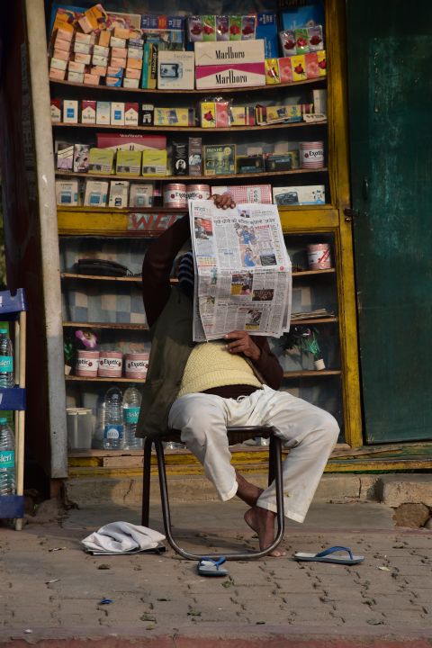 Kioskverk&auml;ufer in Orchha