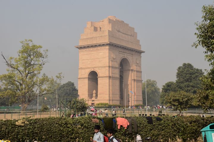 Eine der Sehensw&uuml;rdigkeiten: India Gate in Neu-Delhi
