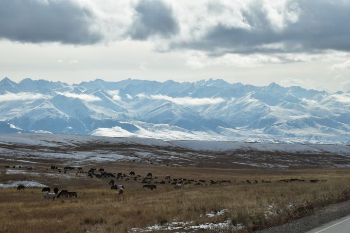 Das At-Bashy Hochtal s&uuml;dlich von Naryn