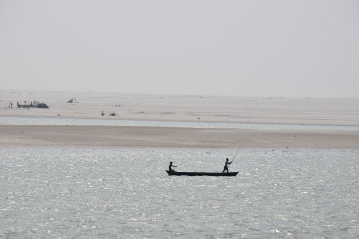 Nicht das Meer, aber der m&auml;chtige Koshi, der in den Ganges fliesst