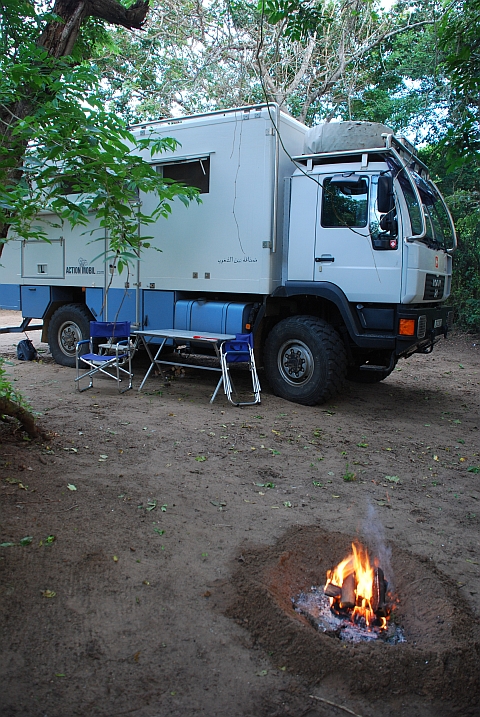 Obelix im Sodwana Bay Camp, S&uuml;dafrika