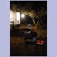 Obelix abends im petrollampenerleuchteten Camp in Balule (Kr&uuml;ger N.P., S&uuml;dafrika)