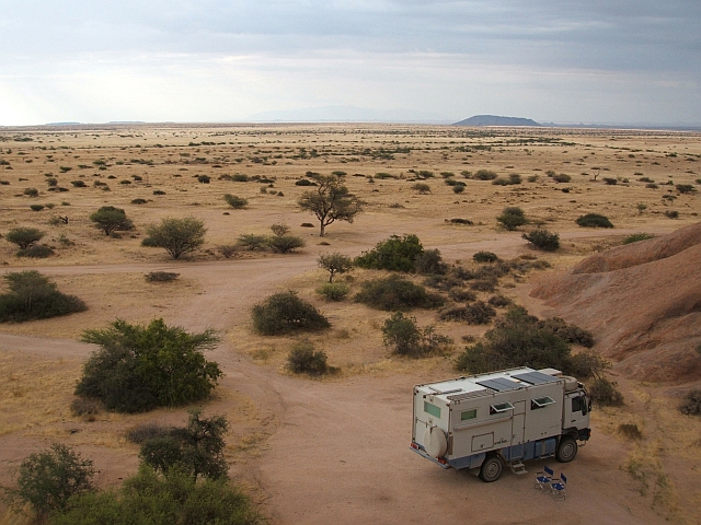 Obelix: Ein sch&ouml;nes Pl&auml;tzchen, hier gef&auml;llt es auch mir (Spitzkoppe, Namibia)