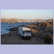 Obelix auf windigem Platz auf Shark Island vor L&uuml;deritz (Namibia)
